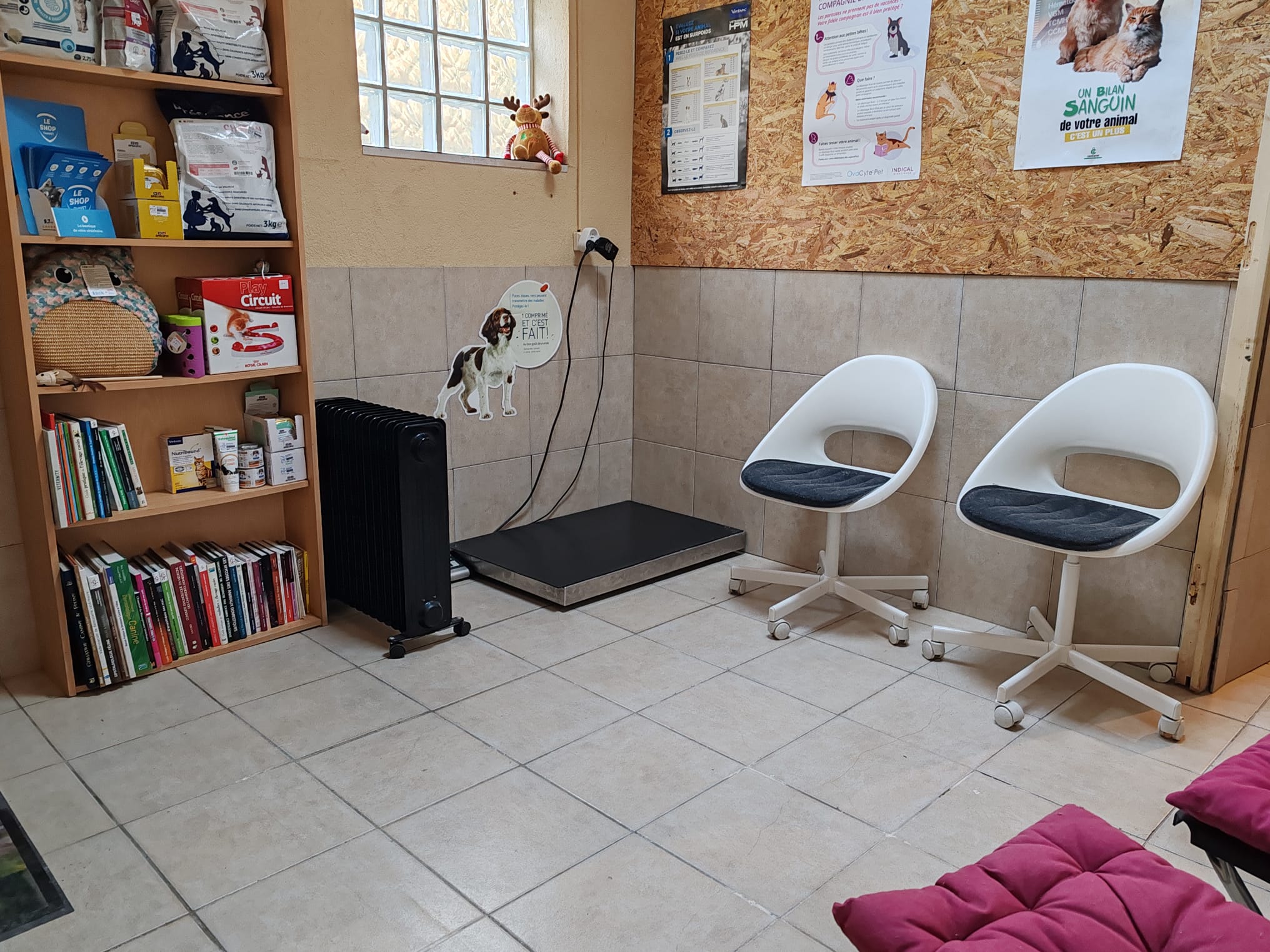 Salle d’attente du cabinet